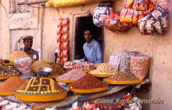 India-Rajasthan-Amber-Fort-spice-vendors